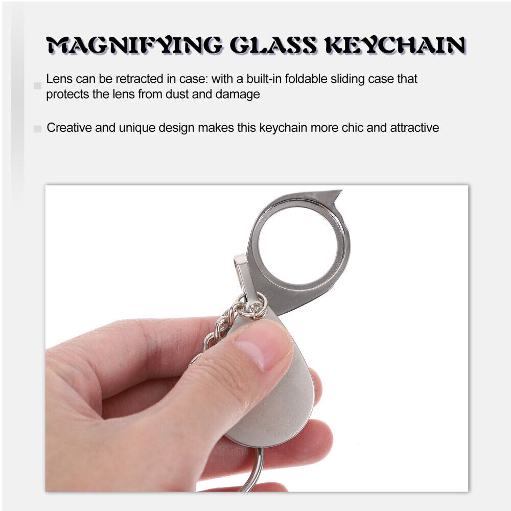 new  Kids Keychain Keychains for Mini Portable Magnifier Loupe Miss koeek - KOEEK