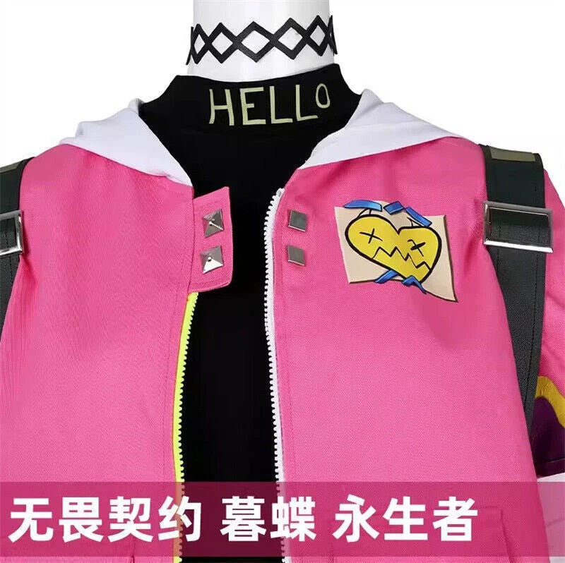 VALORANT Clove Cosplay Costume Outfit Women Game Dress Suit Backpack Handmade HANDMADE - KOEEK