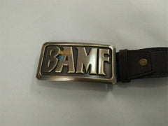 Game OW Overwatch Jesse·Mccree Brown Waistband Belt BAMF Cosplay Strap Buckle 07FC0E-D4 - KOEEK