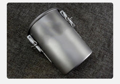 Titanium Outdoor Cookware Camping Cooking Pot With Folding Handles Utensils 07FC0E-D4 - KOEEK