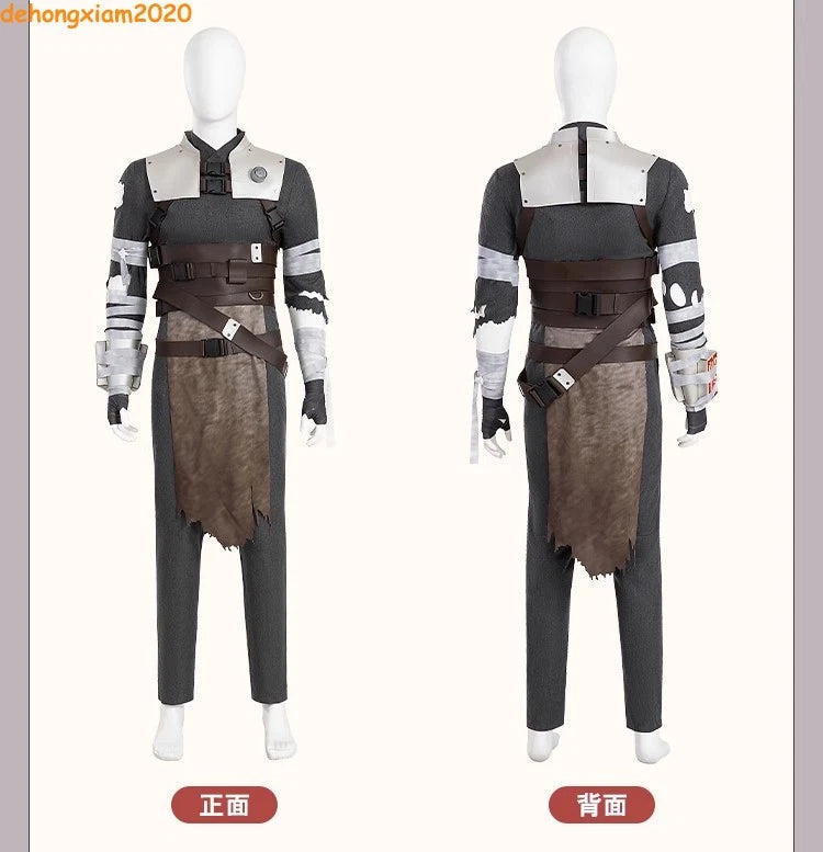 Star Wars Starkiller Men's Cosplay Costume Outfits Clothing Halloween Full Set 07FC0E-D4 - KOEEK