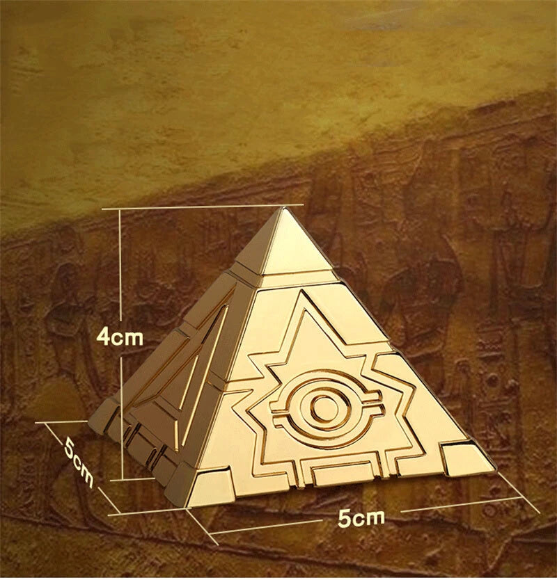 Egyptian Pyramids Fidget Spinner EDC Adult Metal Fidget Toys ADHD Hand Spinner 07FC0E-D4 - KOEEK