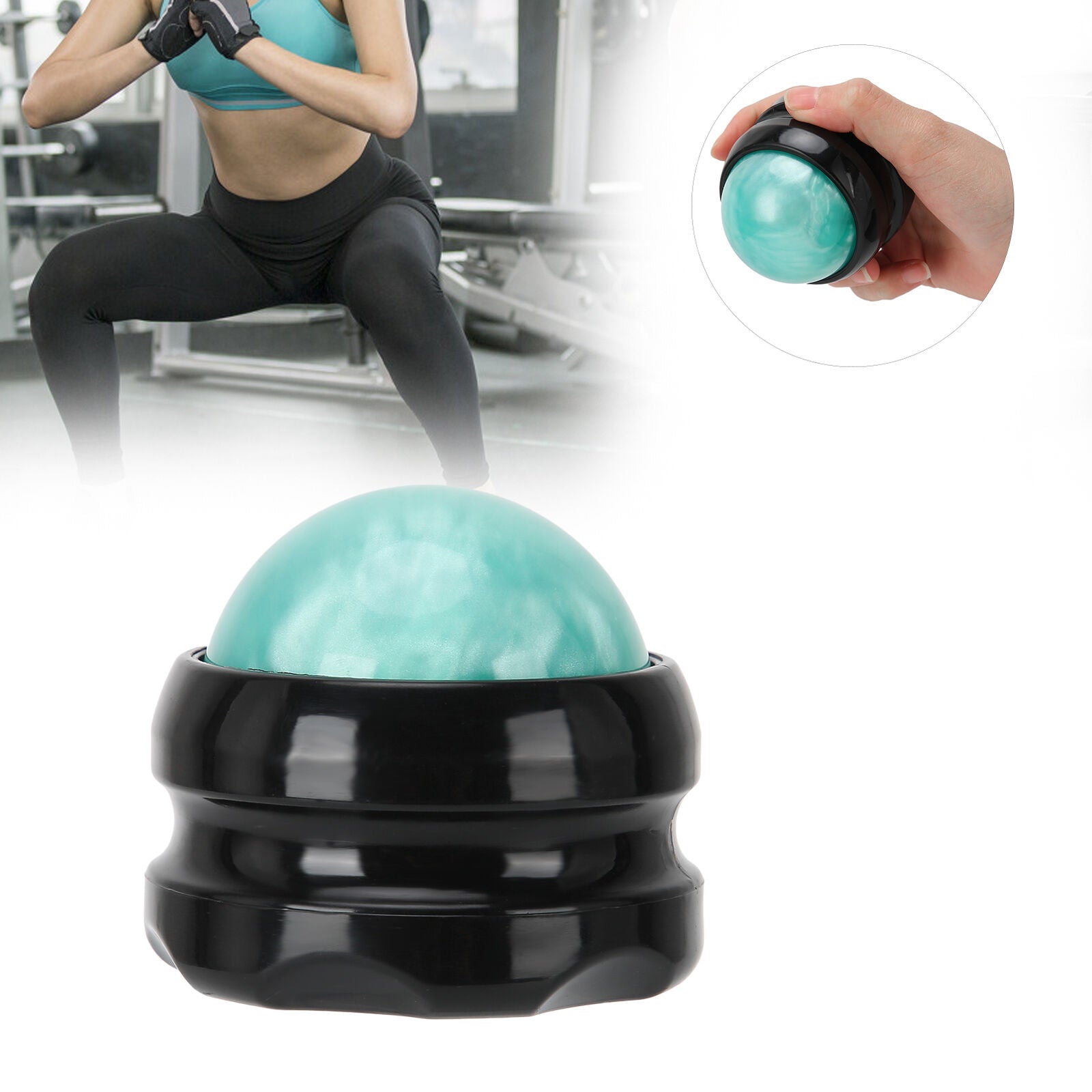 new Roller Ball Massager Stress Release Muscle Relaxation Essential Oil Massage Cus koeek - KOEEK