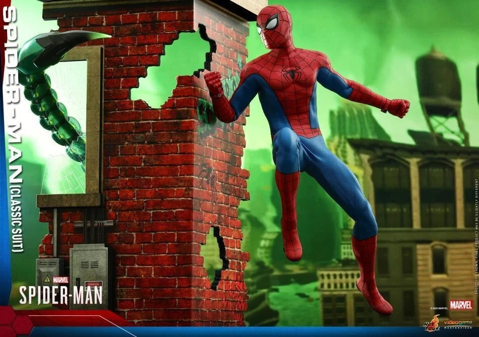 Hot Toys VGM48 Marvel's Spider-Man 1/6 Spider-Man Classic Suit Action Figure HOT_TOYS - KOEEK