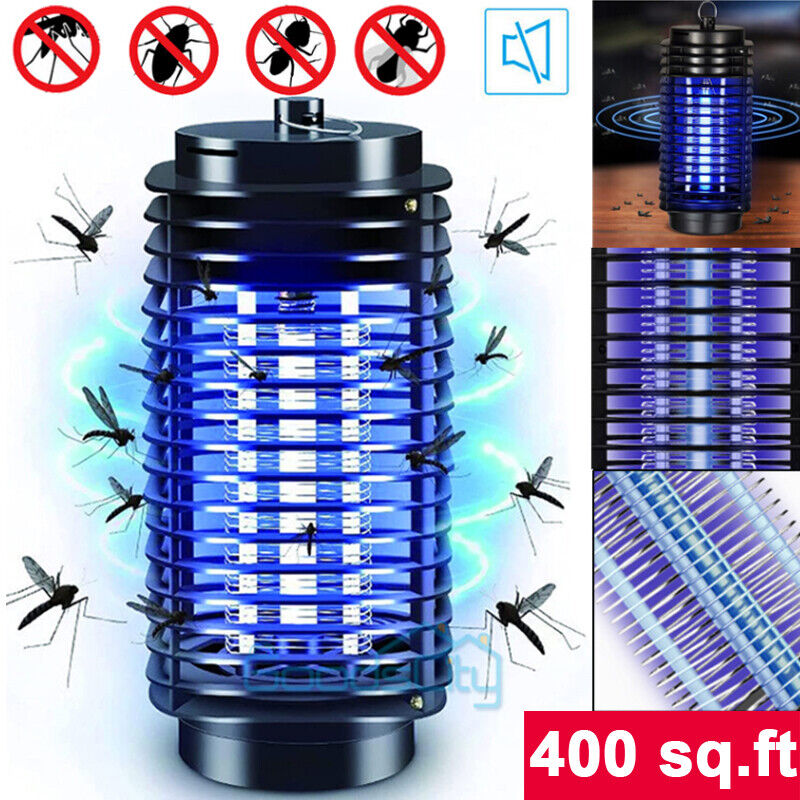 ny 1 ~ 4 STK Elektrisk Myg Insekt Zapper Fly Bug Killer Trap LED Lampe Skadedyrsbekæmpelse