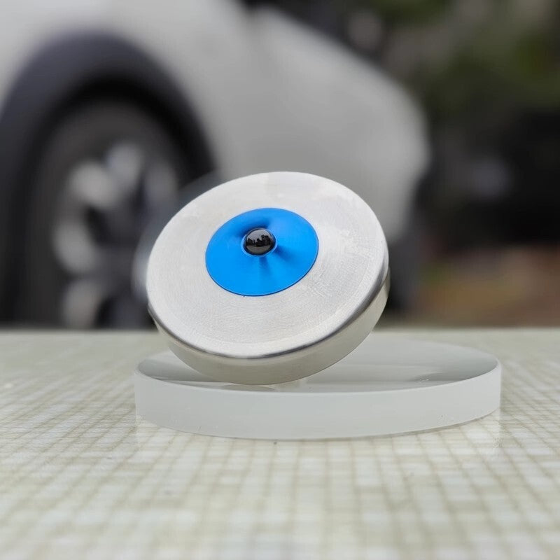 Titanium Handle Stainless Steel Spinning Top Ceramic Bead EDC Fidget Spinner Toy 07FC0E-D4 - KOEEK