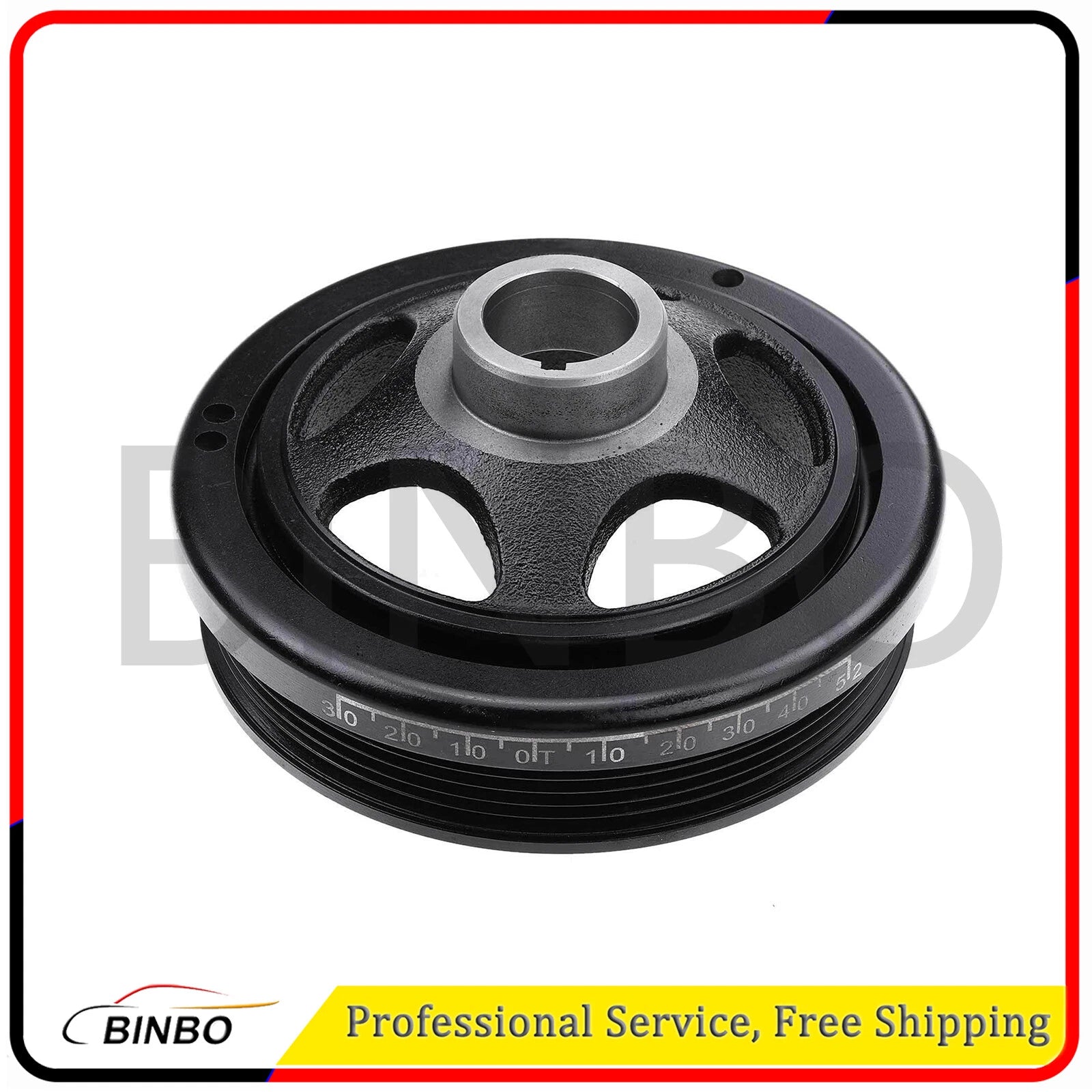 2710300203 Belt Pulley Crankshaft Engine Balancer For Benz S204 C204 W212 A207 07FC0E-D4 - KOEEK