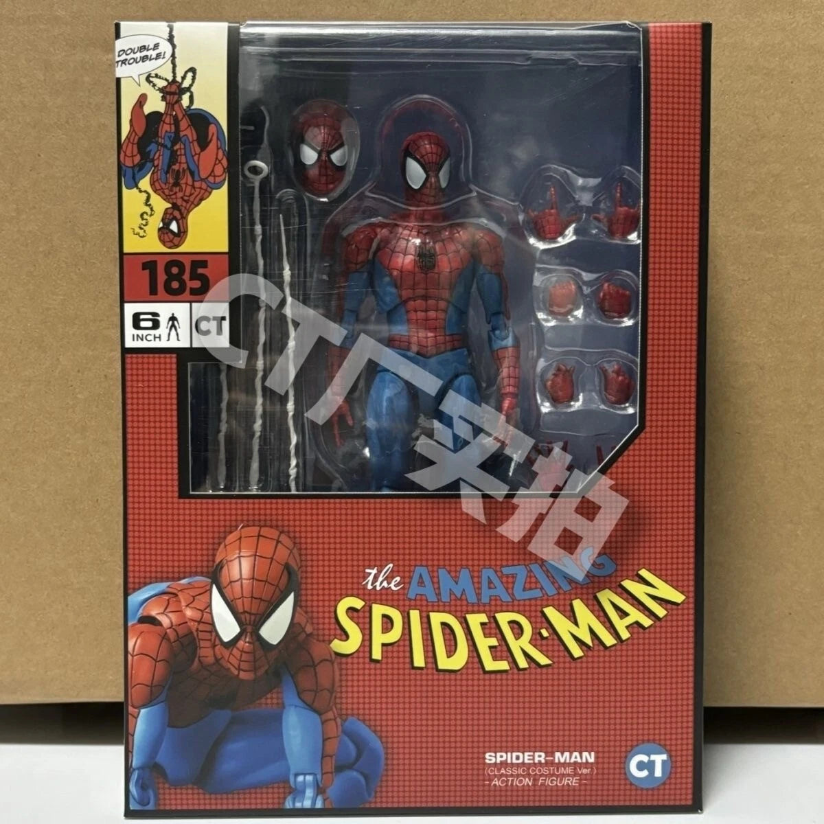 In Stock CT Toys MAFEX No.185 Spider-Man CLASSIC COSTUME Ver. 1/12 Action Figure CT_TOYS - KOEEK