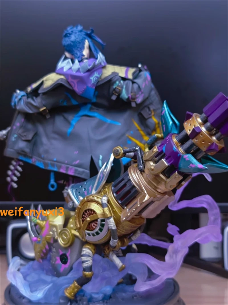 Jinx 1/7 Figure Statue Arcane：League of Legends Model 30.5cm Toy Collectible 07FC0E-D4 - KOEEK