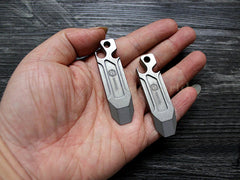 TITANER Titanium TC4 Pry Bar Crowbar Tool Key Chain Pendant EDC Bottle Opener 07FC0E-D4 - KOEEK