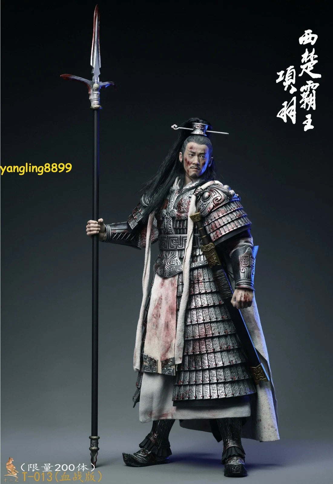 ShiErDian 1/6 XiangYu Action Figure Model Bloody Battle Ver. Collect Pre order SHIERDIAN - KOEEK