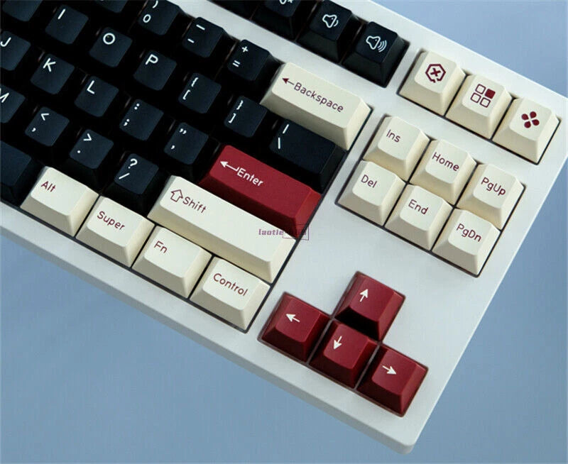 177 Keycaps Roman Keycap ISO ANSI Cherry  for Cherry MX Mechanical Keyboard 07FC0E-D4 - KOEEK