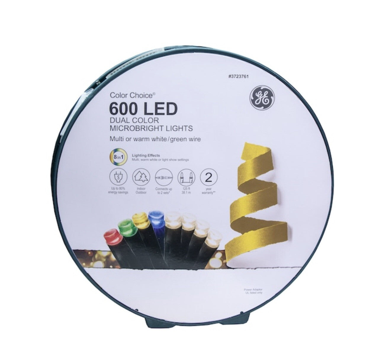 GE Color Choice 600-Ct 124 ft Color Changing MicroBright LED Light 8 Function GE - KOEEK