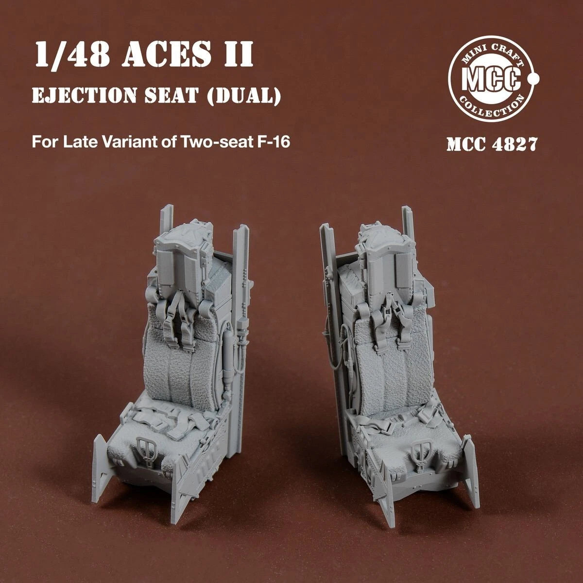 MCC 4827 1/48 ACES II Ejection Seats Late (Dual) For F-16 (2pcs) MCC - KOEEK