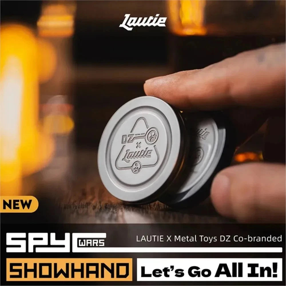 DZ & LAUTIE Co-ed “Showhand” Pocket Haptic Coin Fidget Toy Anxiety Desk Toy 07FC0E-D4 - KOEEK