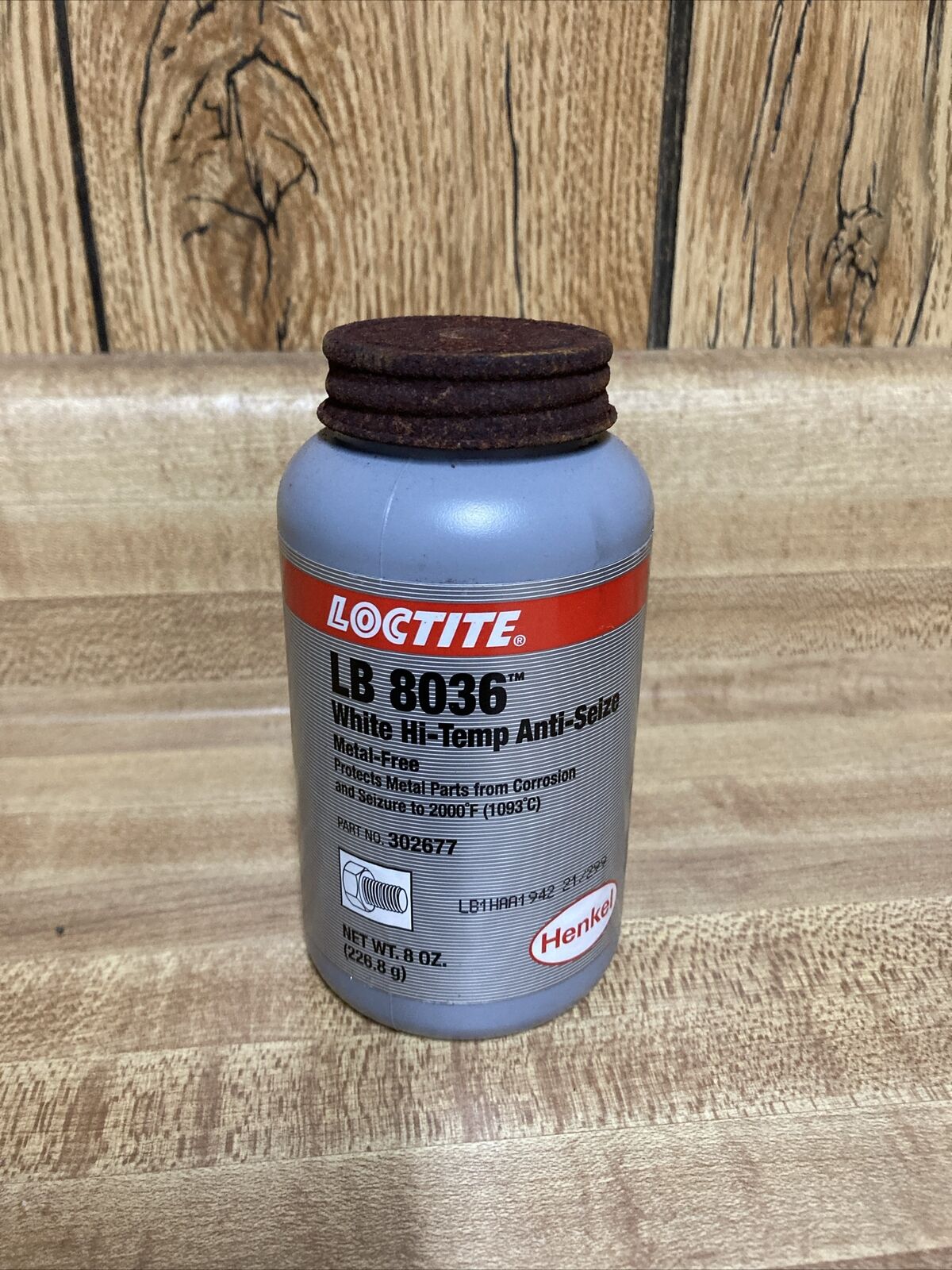 Loctite 34517 White Hi Temp Anti Seize Compound Solid 8 Oz Brush Top Can LOCTITE - KOEEK