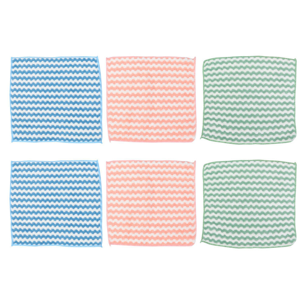 new  6 Pcs Kitchen Scrubber Absorbent Dish Towels Cleaning Cloth koeek - KOEEK