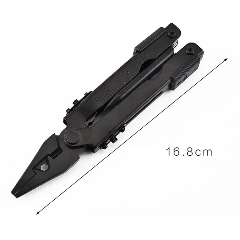 13 In1 Portable Pocket Stainless Steel Outdoor Survival Multi Tool Plier Compact 07FC0E-D4 - KOEEK