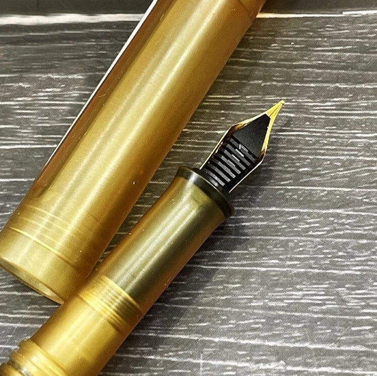 Imported PEI Titanium Alloy Schmidt Nib Fountain Pen Pocket Signature PenEDC 07FC0E-D4 - KOEEK