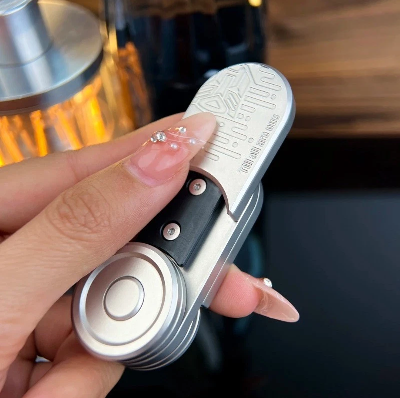 5 in 1 Multi-Play EDC Fidget Slider Stainless Steel Fidget Toy stress Relief Toy 07FC0E-D4 - KOEEK