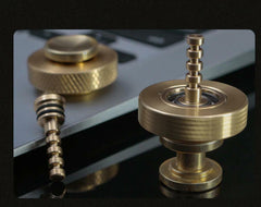 EDC Brass Fidget Spinner Toy Hand Twisted Spinner Cyclone Adult Anti Stres Toys 07FC0E-D4 - KOEEK