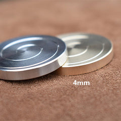 Brass Stainless Steel Spinning Top Coin Hand Spinner Anti Stress EDC Fidget Toys 07FC0E-D4 - KOEEK