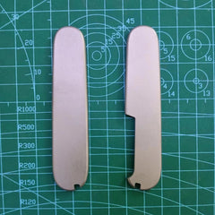 1 Pair TC4 Titanium Knife Handle Scales for 91MM Victorinox Swiss Army Knives 07FC0E-D4 - KOEEK