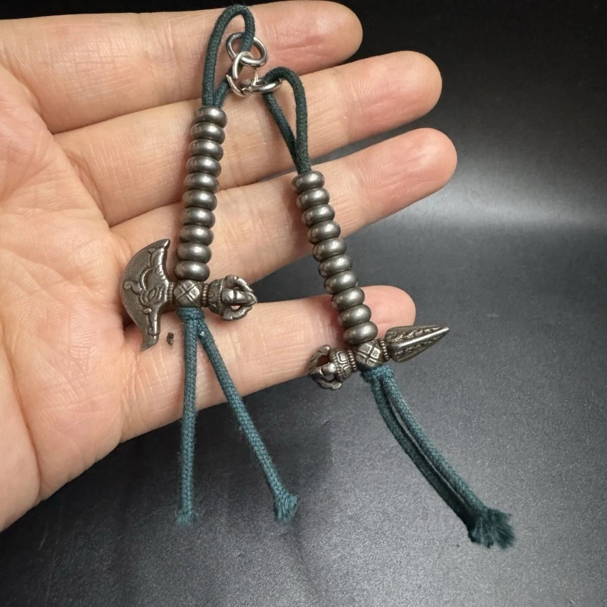 Tibetan Vajra Ritual Tool Counting Pendant Brass Decorative Element 07FC0E-D4 - KOEEK