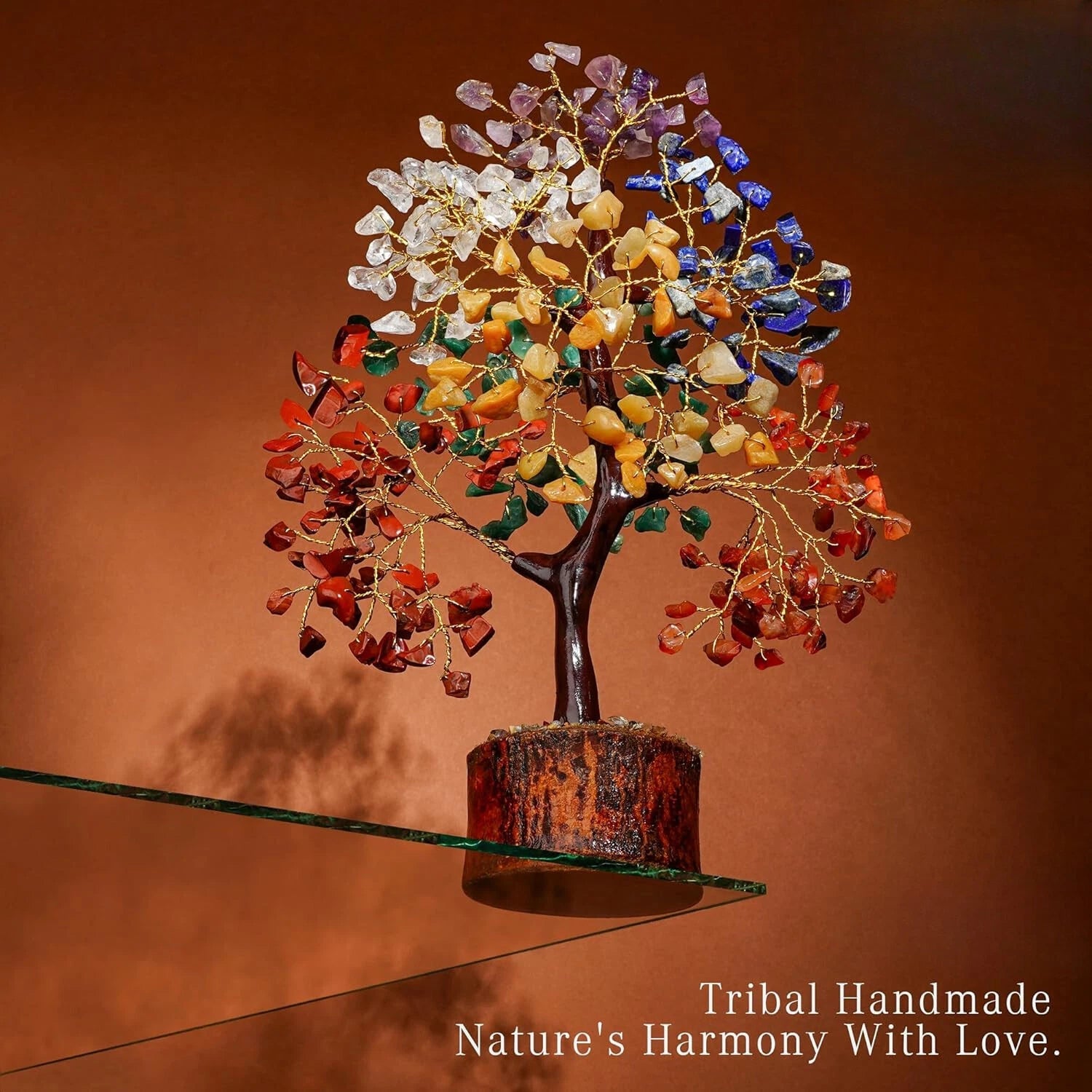 Crystal Tree of Life, handmade bonsai tree  to transmit money and good luck 07FC0E-D4 - KOEEK