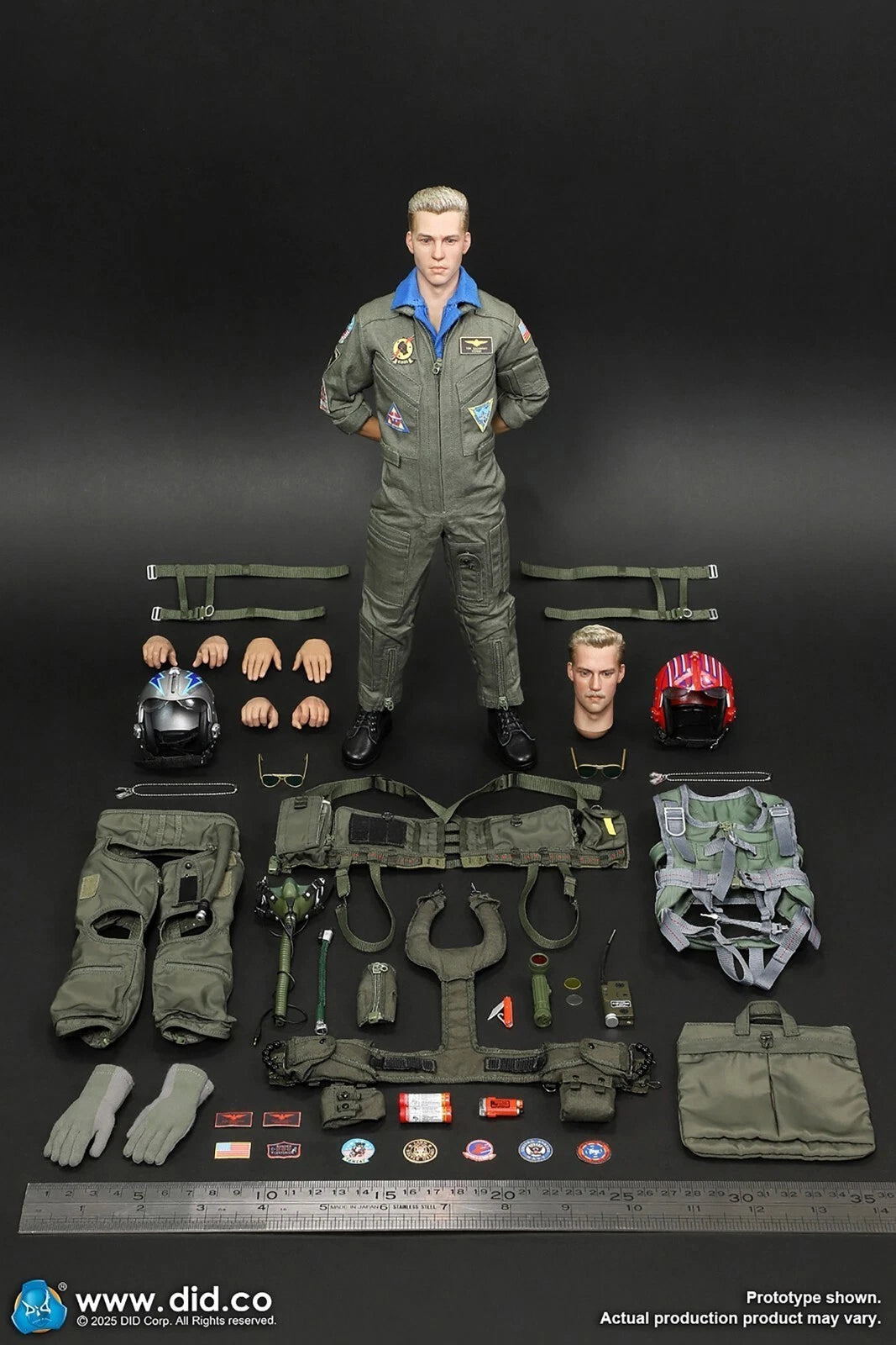 DID MA80182 US 1/6 Navy Fighter F-14 Pilot Tom & Nick Action Figure Model Toys DID - KOEEK