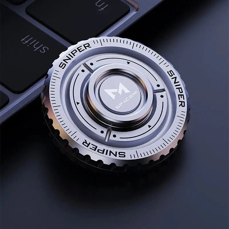 Sniper Mechanical Ratchet Fidget Spinner EDC Fidget Clicker Adult Fidget Toys 07FC0E-D4 - KOEEK