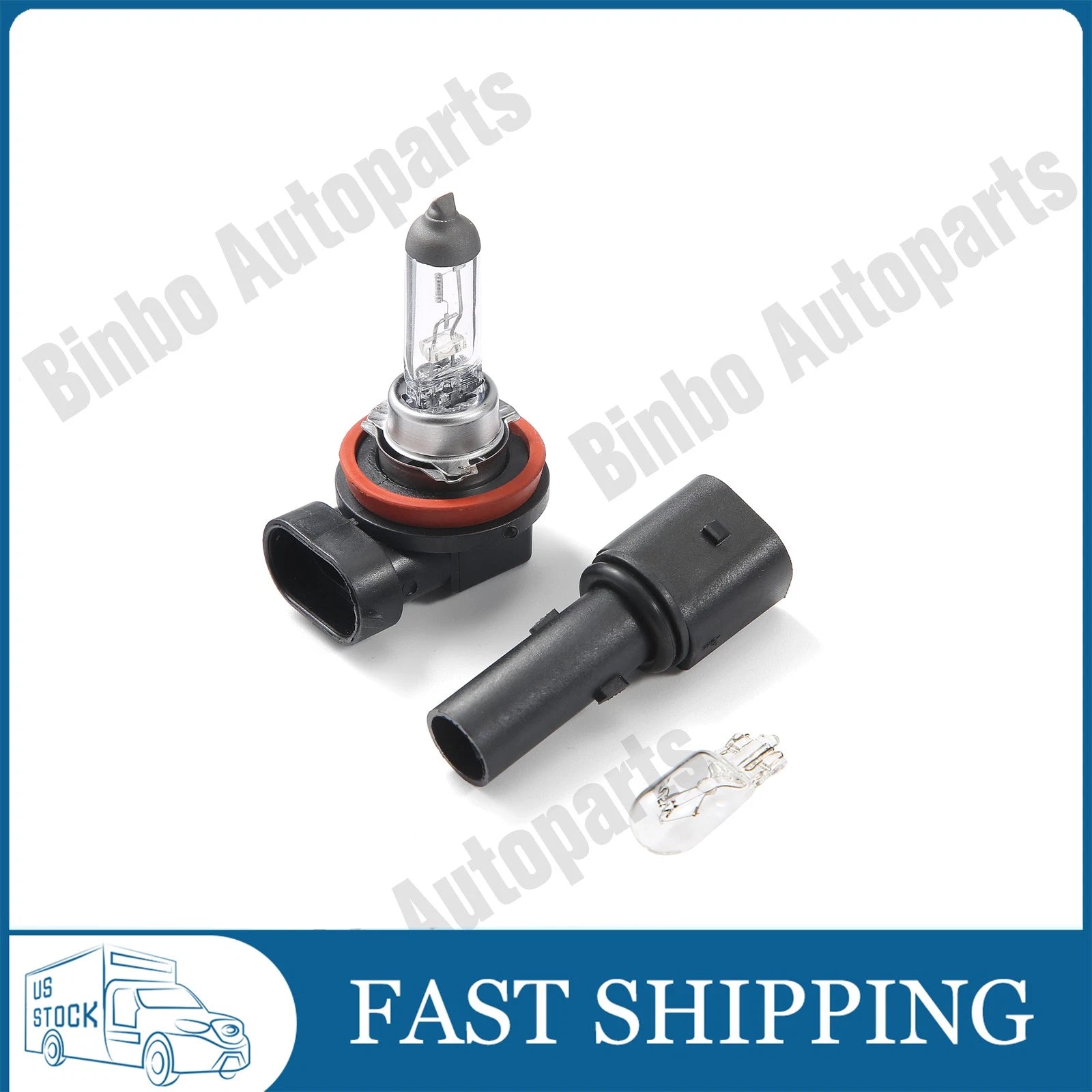 Front Bumper Fog Side Light Lamp Bulb & Holder For BMW Mini R55 R56 R57 R58 R59 07FC0E-D4 - KOEEK