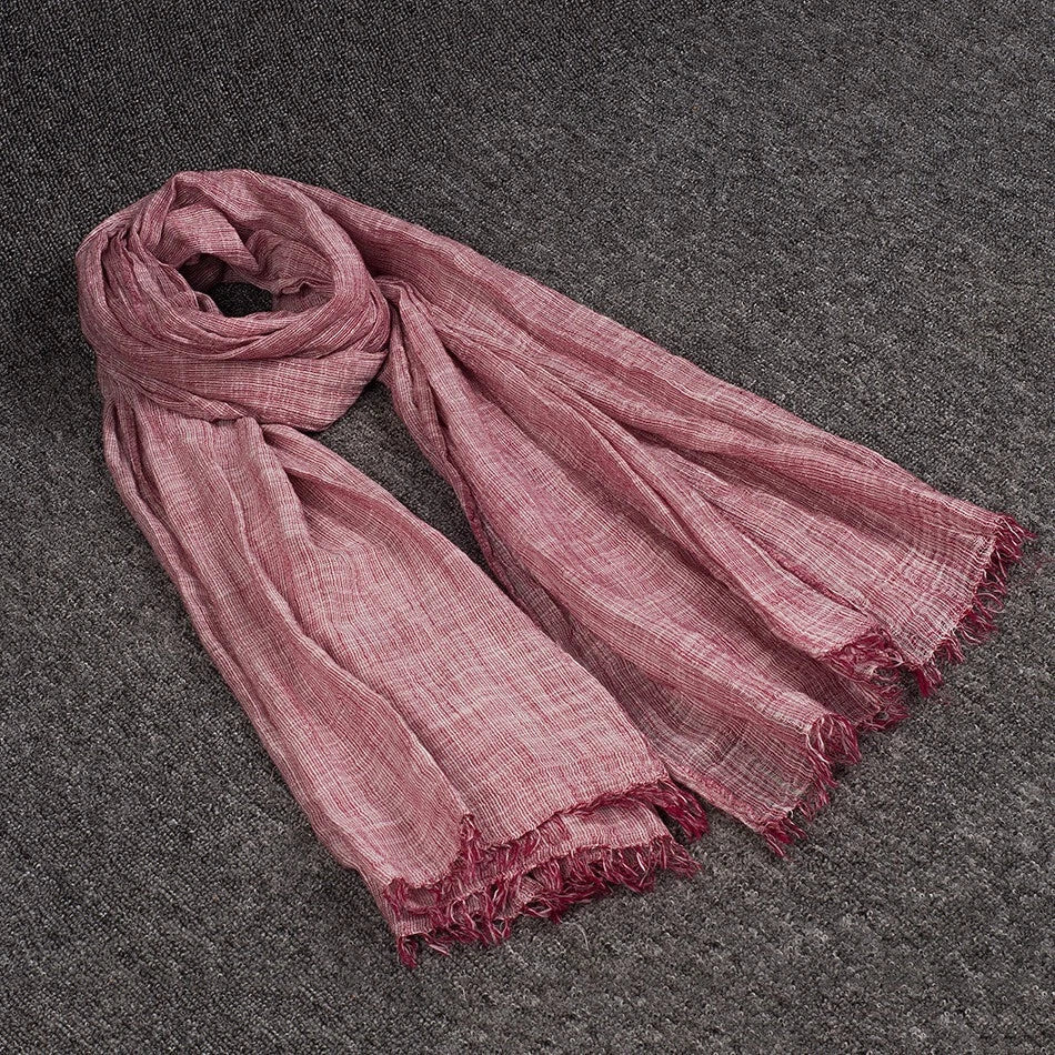 Mens  Cotton Scarf Unisex Breathable Bandana Neck Wrap Scarves Neckerchief 07FC0E-D4 - KOEEK