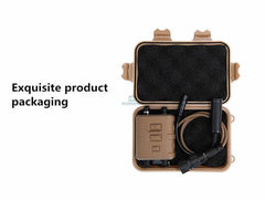 Military FCS V60 PTT Tactical Multi Channel Push To Talk For Prc 148 152 Radio 07FC0E-D4 - KOEEK