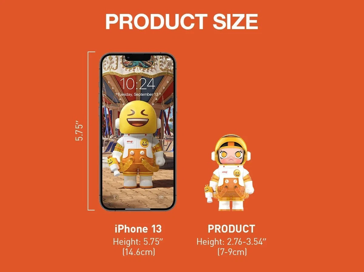 Mega Space Molly  Emoji Series Confirmed Figure Doll in Open Box 07FC0E-D4 - KOEEK