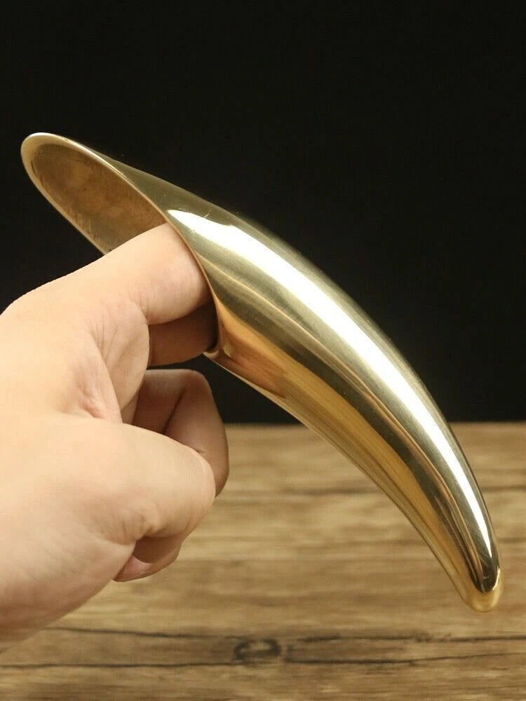 6.6" Copper Gua Sha Massage Acupuncture Scraper Health Therapy Tool 07FC0E-D4 - KOEEK