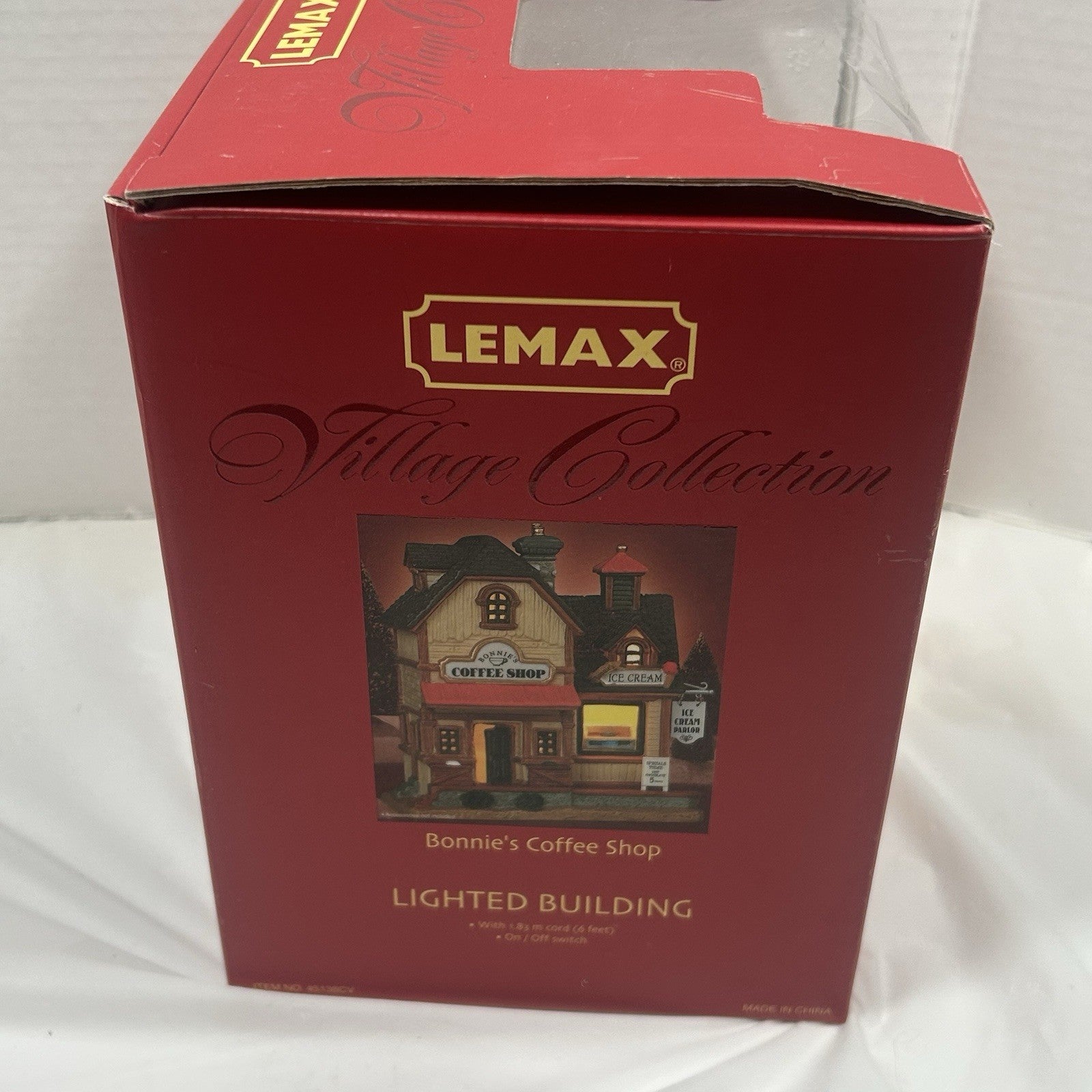 Lemax Bonnie’s Coffee Shop Lighted Building 2004  Christmas Village LEMAX - KOEEK
