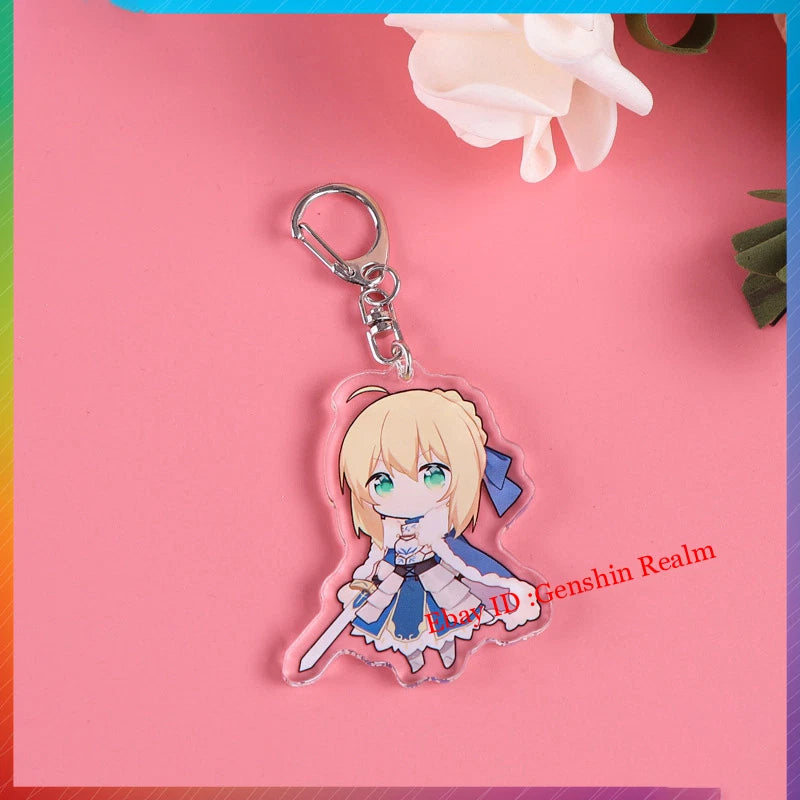 Anime Fate Fgo Altria Pendragon Cell Accessories Bag Pendant Keyring Gift 07FC0E-D4 - KOEEK