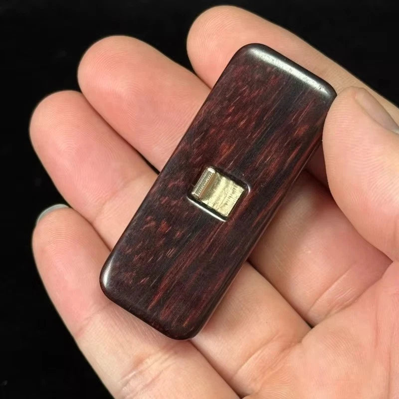 Elegant EDC Fidget Slider Lucky Blood Sandalwood Mechanical Push Haptic Slider 07FC0E-D4 - KOEEK