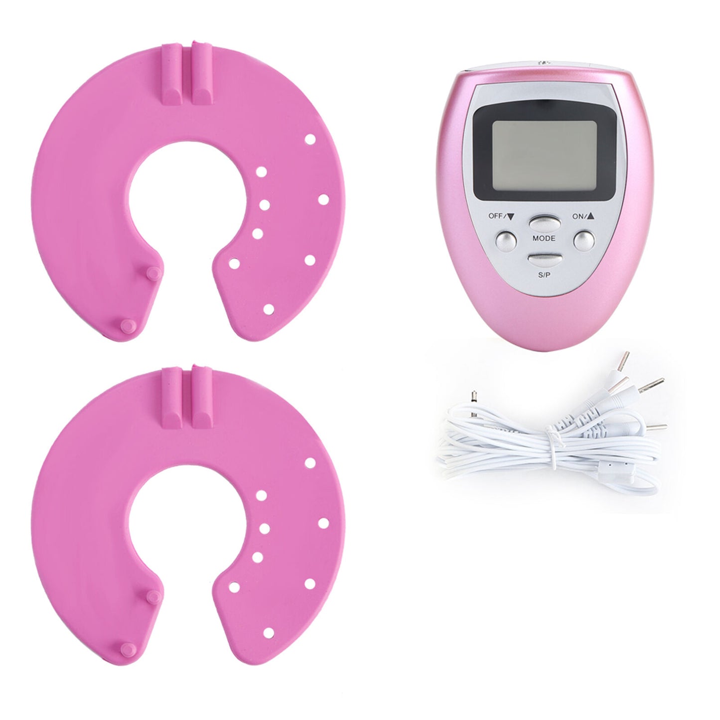 new Electronic Breast Enhancer Vibrating Massager Chest Breast Care Machine HGF koeek - KOEEK