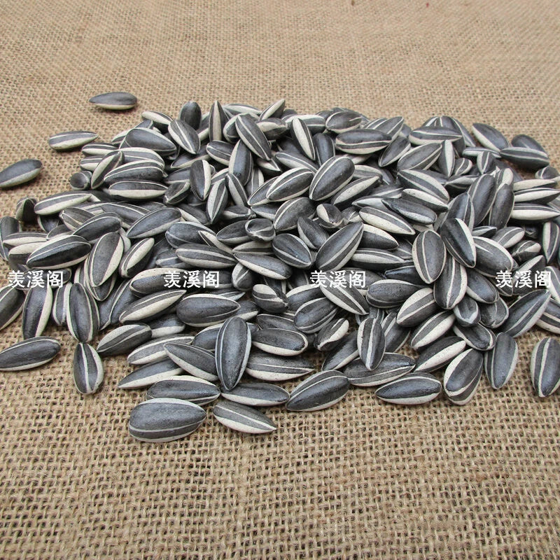 US STOCK! 100pcs Art Ai Weiwei Porcelain Sunflower Seeds Decoration Collection 07FC0E-D4 - KOEEK