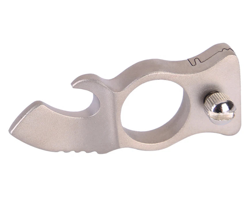Safety Leisure Finger Ring Slingshots Stainless Steel Shooting Catapults 07FC0E-D4 - KOEEK