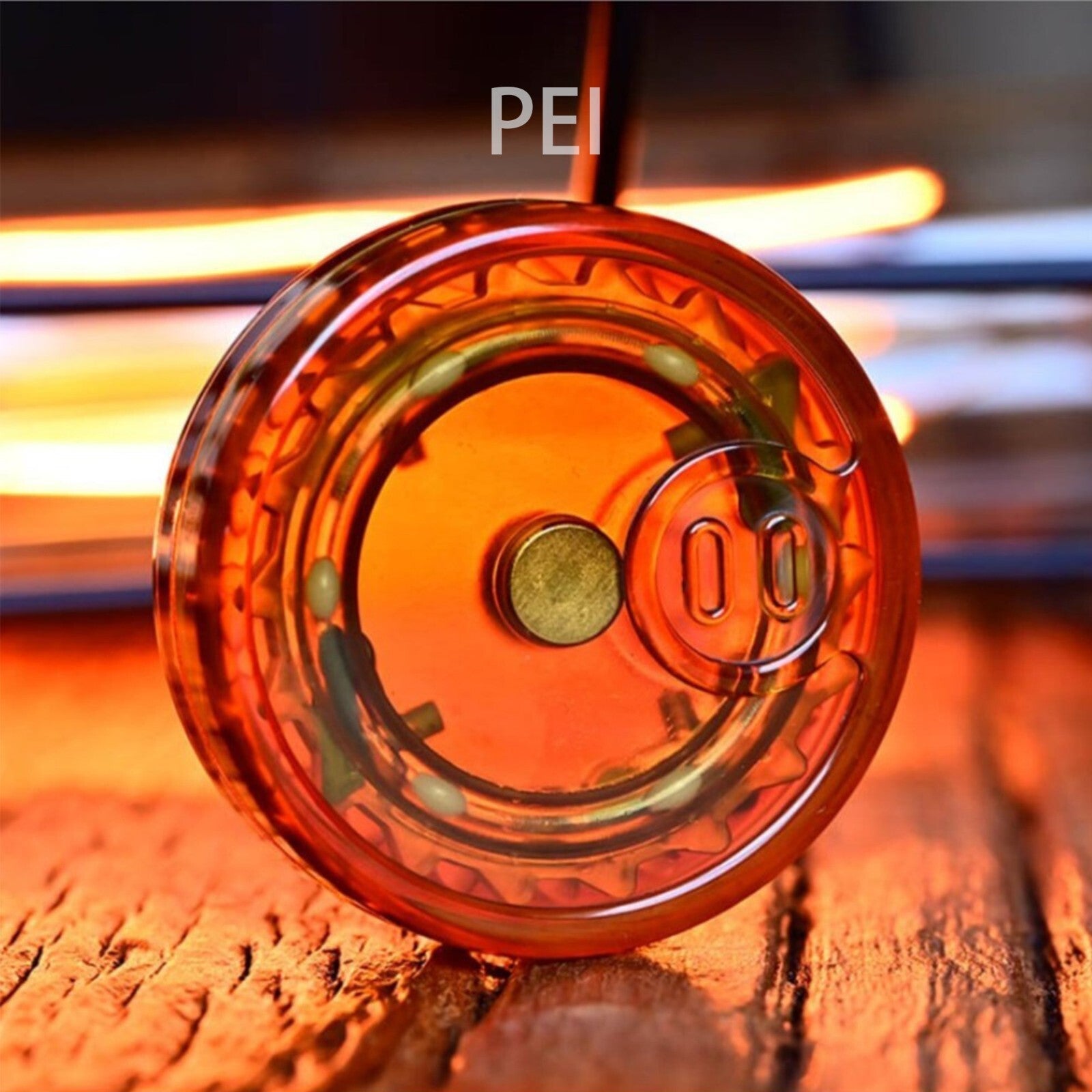 Haptic Coin Sided Ratchet Metal Magnetic PEI Push Slider EDC Fidget Spinning Toy 07FC0E-D4 - KOEEK