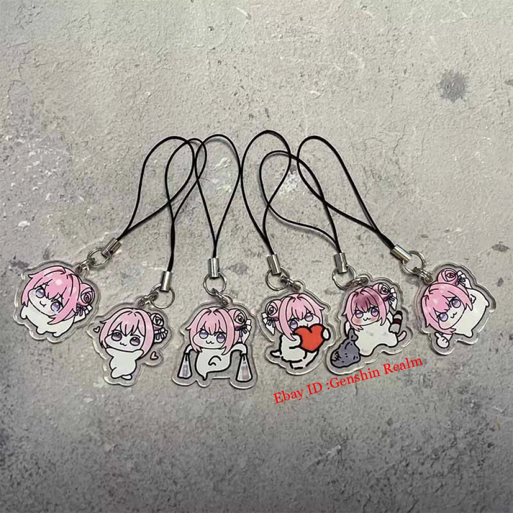6Pcs/Set NIKKE:The Goddess of Victory Doro Acrylic Phone Decor Backpack Pendant 07FC0E-D4 - KOEEK