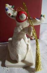 LENOX 2011  Merry Moosecapades Ceramic Christmas Ornament LENOX - KOEEK