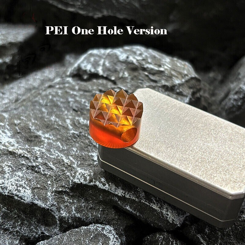 Titanium Ultem PEI Knife Lanyard Bead Keychain Paracord Pendant Bracelet EDC 07FC0E-D4 - KOEEK