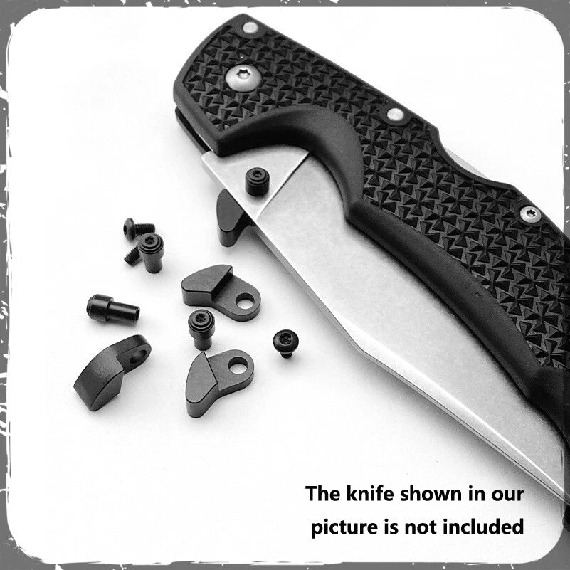 3pcs/Set Aluminium Rapid Thumb Stud Screw For Cold Steel Recon 1 Folding Knife 07FC0E-D4 - KOEEK