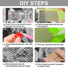 new SENQAO Tiger Diamond Painting Kits for Adults, Full Drill Dots tiger SENQAO - KOEEK