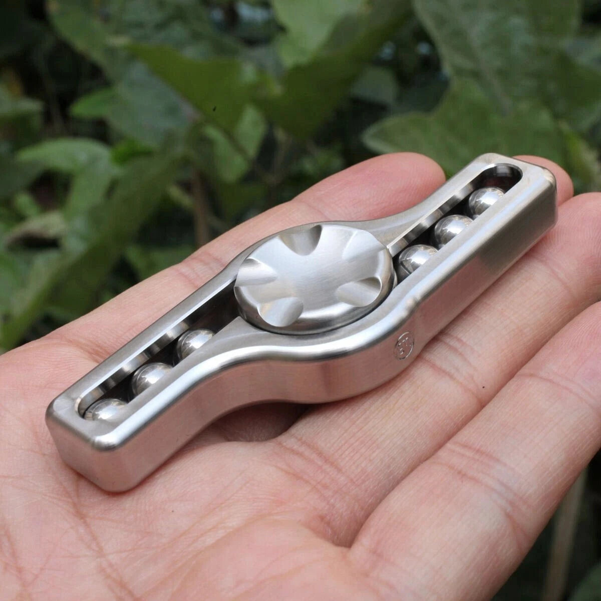 Pocket Haptic Toy Fidget Finger Spinner Stainless Steel PEI CNC Fine Carving EDC 07FC0E-D4 - KOEEK