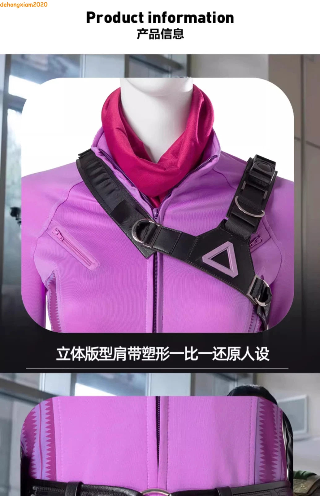 Hawkeye Cosplay Costume Kate Bishop Outfit Women Halloweewn Female Party Uniform 07FC0E-D4 - KOEEK